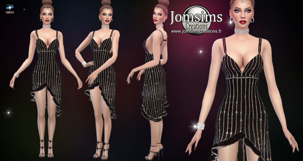 Jomsims zamenilia dress set